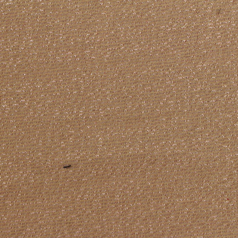 Polyester Metallic Stretch Ponte Knit Fabric, 230 gsm, 167 cm — Beige