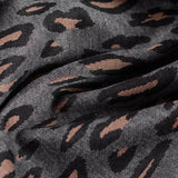 Grey Leopard Jacquard, Polyester — photo 2