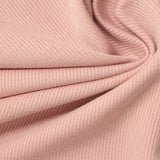 Polyester Viscose Stretch Rib Knit Fabric, 240 gsm, 160 cm — Pink — photo 2