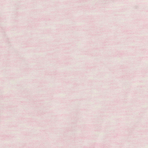 Light Pink Marl French Terry, Viscose-Poly