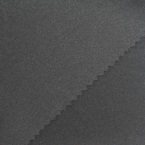 Polyester Viscose Scuba Knit Fabric, 275 gsm, 185 cm — Grey