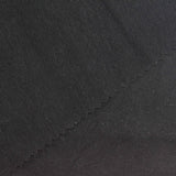 Cotton Stretch Rib Knit Fabric, 270 gsm, 170 cm — Black — photo 2