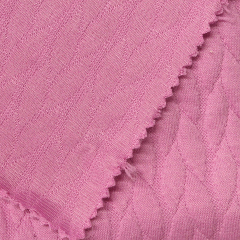 Pink Leaf Jacquard, Polyester