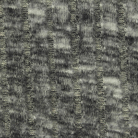 Grey Textured Jacquard, Viscose-Poly