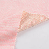 Pink Horizontal-Stripe French Terry, Cotton — photo 2