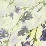 Purple Flowers Knit, Silk — photo 2