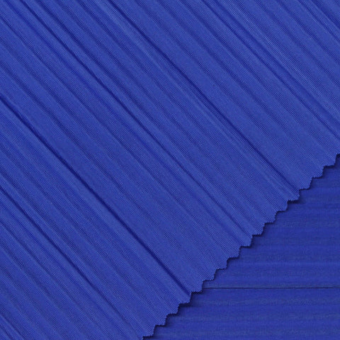 Polyester Stretch Crepe Fabric, 180 gsm, 160 cm — Blue, ref EF-261101