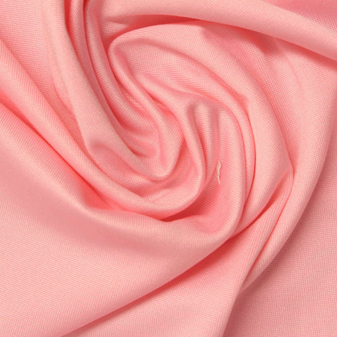 Polyester Stretch Milk Silk Knit Fabric, 175 gsm, 160 cm — Pink