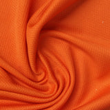 100% Polyester Birdseye Knit Fabric, 140 gsm — Orange — photo 2