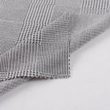 Black Plaid Jacquard, Poly-Viscose — photo 2