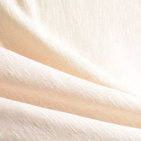 Light Beige Marl French Terry, Poly-Cotton, 302 gsm