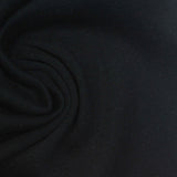 100% Cotton Rib Knit Fabric, 215 gsm, 185 cm — Black — photo 2