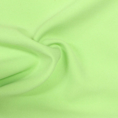Polyester Viscose Stretch Woven Fabric, 297 gsm — Green