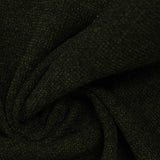 Dark Green Marl Rib Knit, Polyester — photo 2