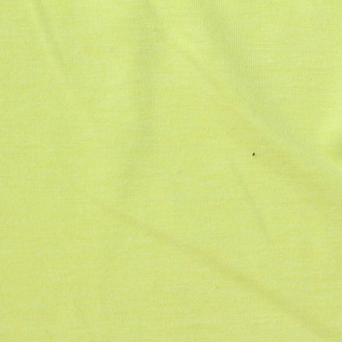 Polyester Cotton Blend Jersey Knit Fabric, 185 gsm, 155 cm — Yellow