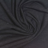 Polyester Viscose Stretch Jersey Knit Fabric, 193 gsm, 170 cm — Black — photo 2