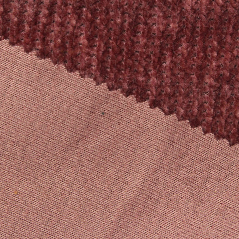 100% Polyester Chenille Fabric, 355 gsm, 159 cm — Pink