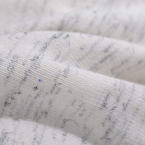 Light Grey Heathered-Marl French Terry, Cotton-Poly, 280 gsm