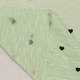 Black Hearts Knit, Poly-Viscose — photo 2