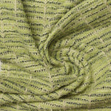 Jacquard Polyester Viscose Bouclé Fabric, 300 gsm, 160 cm — Green — photo 2