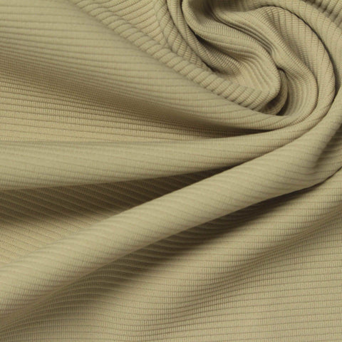 Nylon Stretch Knit Fabric, 220 gsm, 151 cm — Khaki