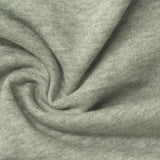 Grey Heather French Terry, Cotton — photo 2