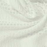 Cream Tone-on-Tone Jacquard, Polyester — photo 2