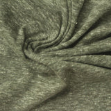 Green Marl Jersey Knit, Poly-Cotton — photo 2