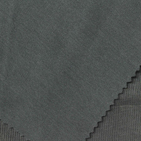 Polyester Cotton Interlock Knit Fabric, 260 gsm, 160 cm — Grey