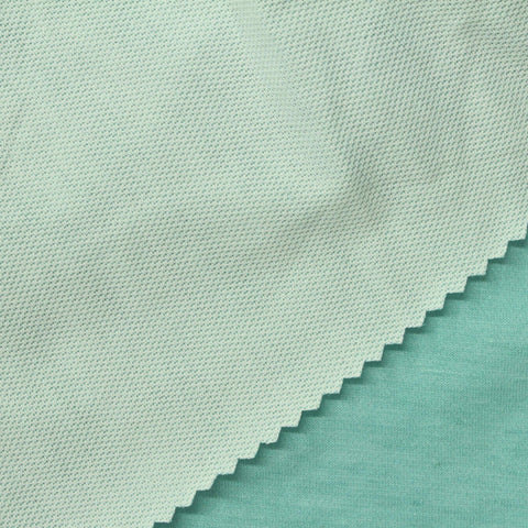 Piqué Knit Fabric, 215 gsm, 180 cm — Green