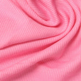 Cotton Stretch Rib Knit Fabric, 150 gsm — Pink — photo 2