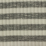 Off-White Marl Rib Knit, Viscose-Poly — photo 2