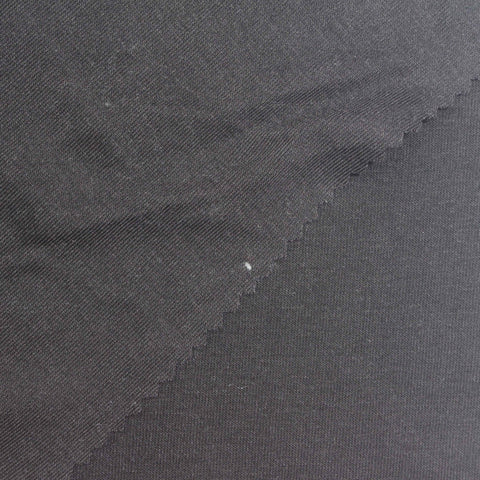Charcoal Rib Knit, Poly-Tencel Lyocell