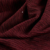 Red Marl Chunky Knit, Polyester — photo 2