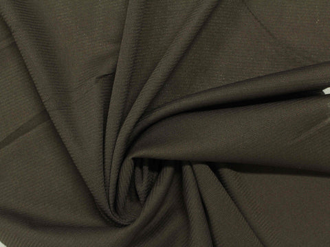 100% Polyester Warp Knit Fabric, 80 gsm, 170 cm — Brown
