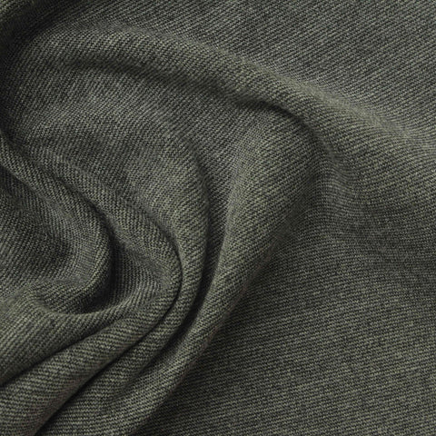 Dark Grey Heathered-Marl Ponte Knit