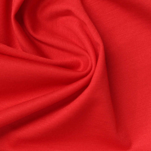 Viscose Nylon Stretch Ponte Knit Fabric, 180 gsm, 160 cm — Red, ref EF-254849