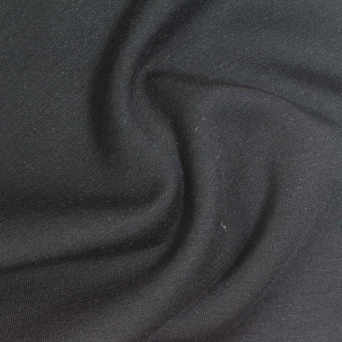 Polyester Modal Stretch Scuba Knit Fabric, 280 gsm, 160 cm — Grey