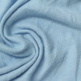 Brushed Polyester Viscose Stretch Chunky Knit Fabric, 195 gsm, 155 cm — Blue — photo 2