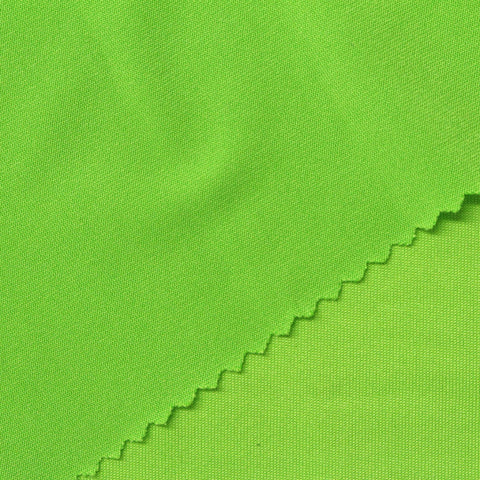 Polyester Stretch Milk Silk Knit Fabric, 210 gsm, 167 cm — Green