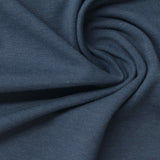 Brushed Polyester Stretch Jersey Knit Fabric, 240 gsm, 175 cm — Navy — photo 2