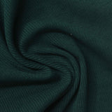 Cotton Polyester Stretch Rib Knit Fabric, 310 gsm — Green — photo 2