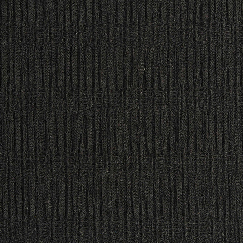 Polyester Stretch Crepe Fabric, 176 gsm, 147 cm — Black