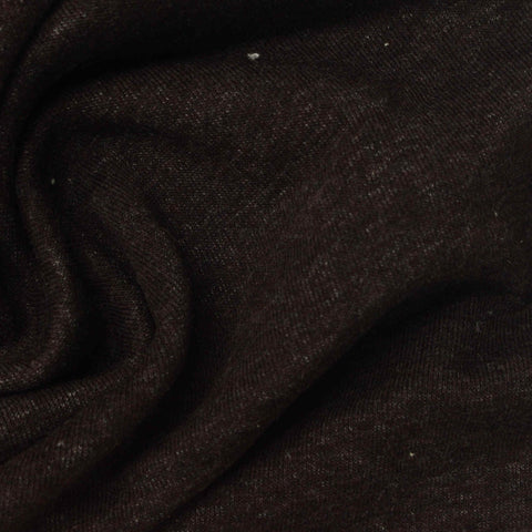 Brown Marl French Terry, Cotton-Poly, 300 gsm