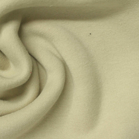 Polyester Cotton Fleece Fabric, 364 gsm, 148 cm — Khaki