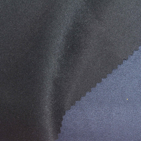 Blue-Grey Heathered-Marl Faux Suede, Polyester