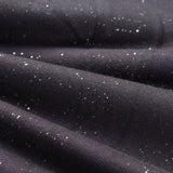 Dark Grey Sparkle French Terry, Cotton-Poly — photo 2