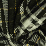 Black Plaid Jacquard, Cotton-Viscose — photo 2