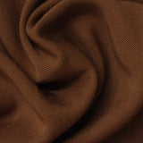 100% Viscose Twill Fabric, 170 gsm, 145 cm — Brown — photo 2
