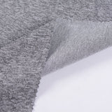 Heathered Grey Marl Rib Knit, Polyester — photo 2
